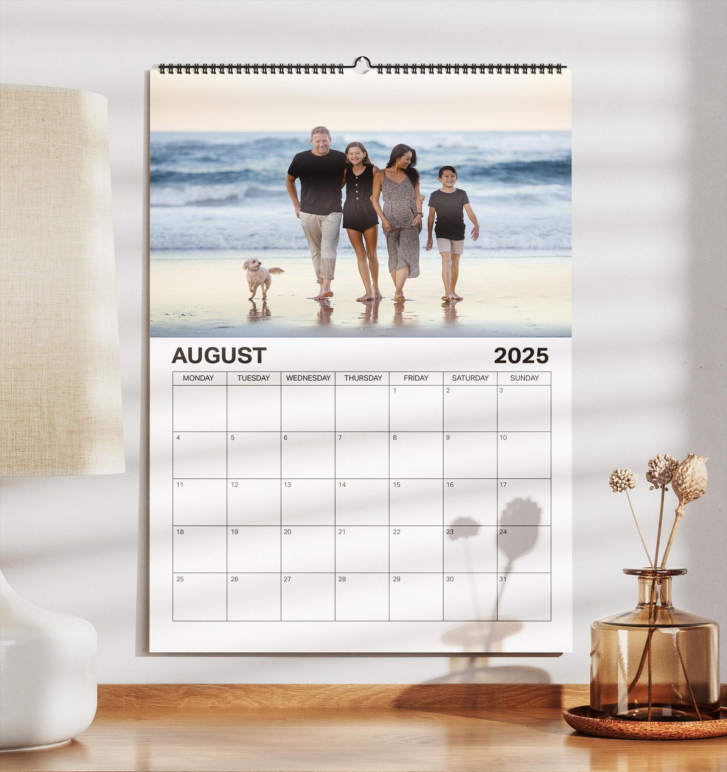 Personalised A4 Photo Calendar 2026 Custom Calendar With Your Own Photos