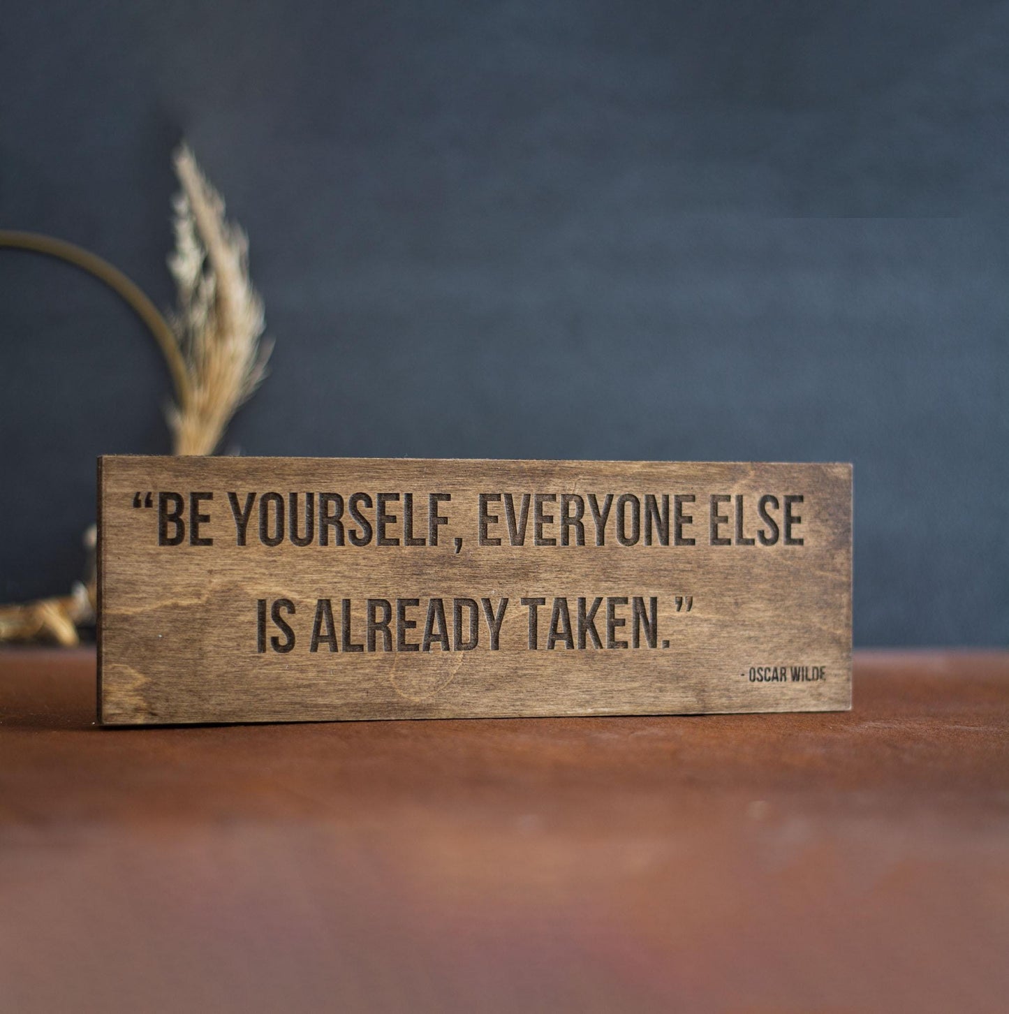 Personalized Wooden Sign | Motivational & Inspirational Quote for a Cozy Home Vibe | Custom Home Plaque