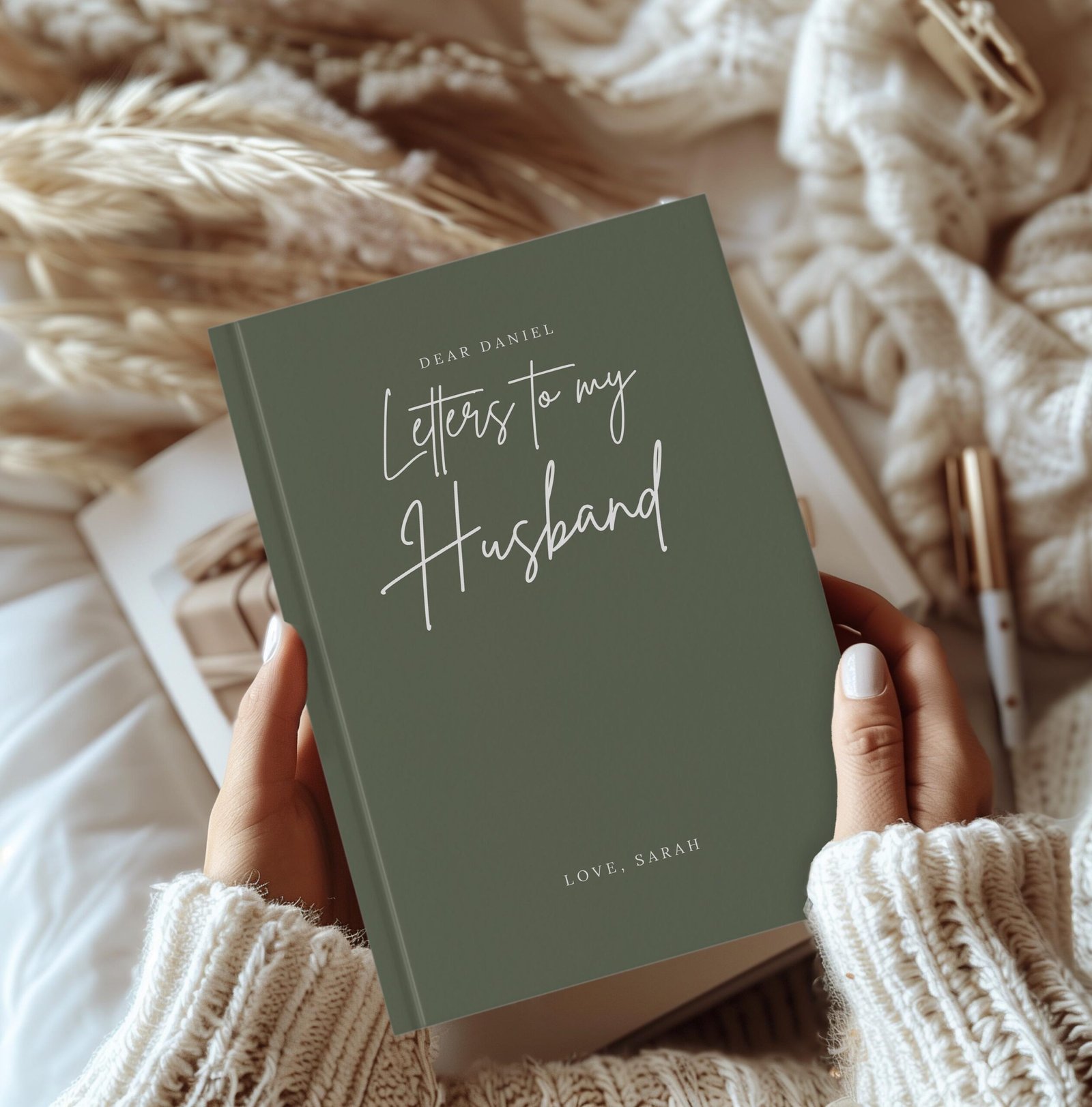 Letters to My Husband Journal Custom Husband Gifts for Husband Anniversary Present Husbands Birthday Custom One Year Gift for Him