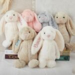 Personalized Embroidered Bunny Rabbit ,Custom Monogrammed Bunny Rabbit,Personalized Bunny,Bunny Soft Plush Toy,Flower Girl Gifts